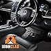 IRONCLAD Rubber Coated Gun Magnet Mount | No-Scratch Magnetic Gun Mount for Car, Desk, Bedside, Office| Easy to Install Magnet Gun Mount for Rapid Draw
