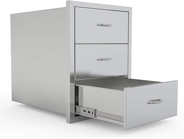 Amazon Com Nurxiovo Outdoor Kitchen Drawer Stainless Steel 16x22