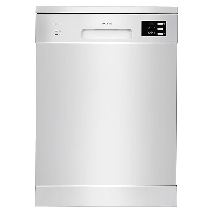 Faber 12 Place Settings Dishwasher (FFSD 6PR 12S, White, Inbuilt Heater