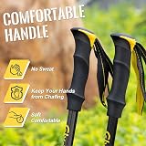 Glymnis Walking Poles 2 Pack Collapsible Poles Quick Lock 110-130cm view 7