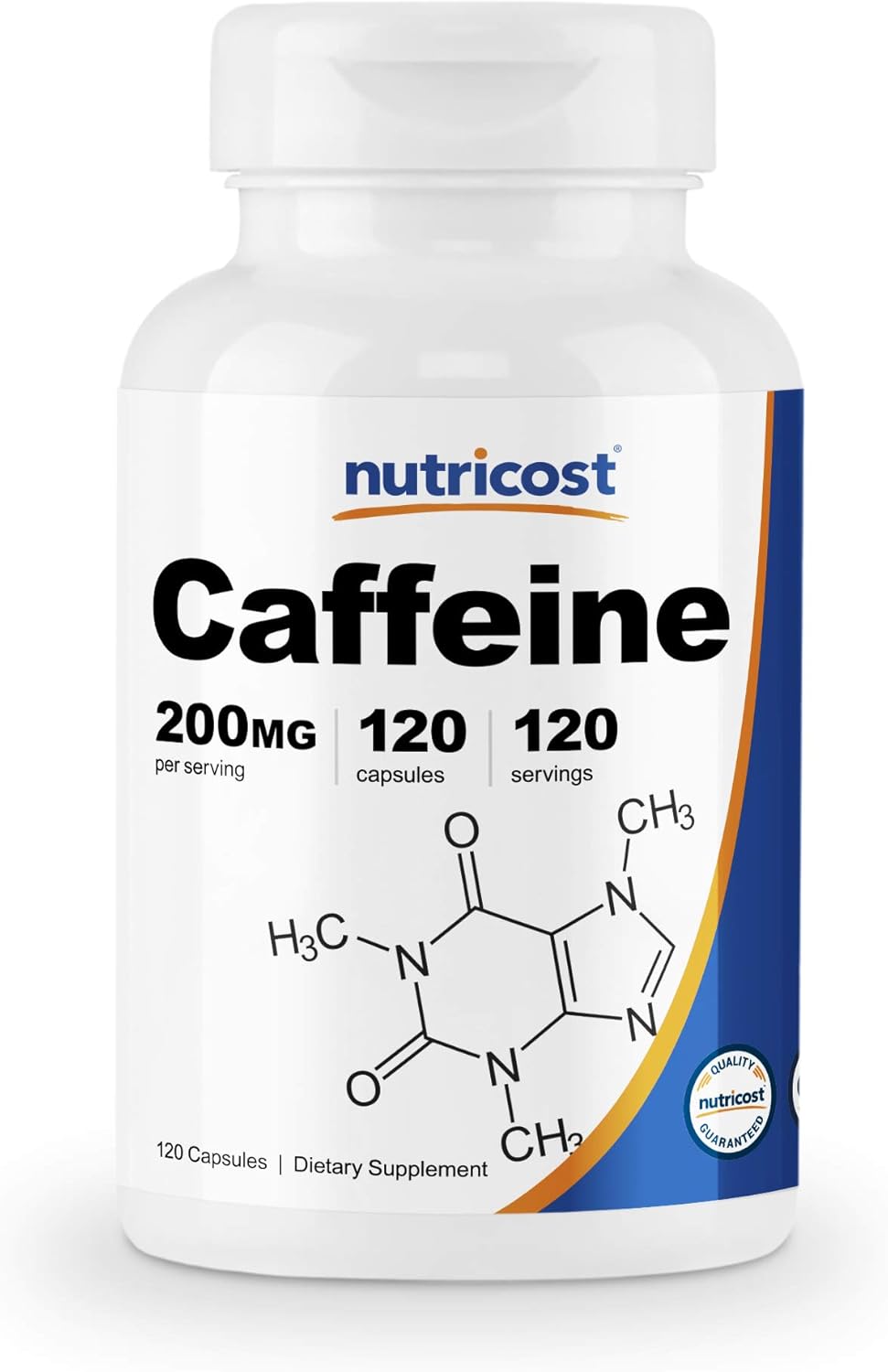Nutricost Caffeine Pills, 200mg Per Serving (500 Caps): Health & Personal Care