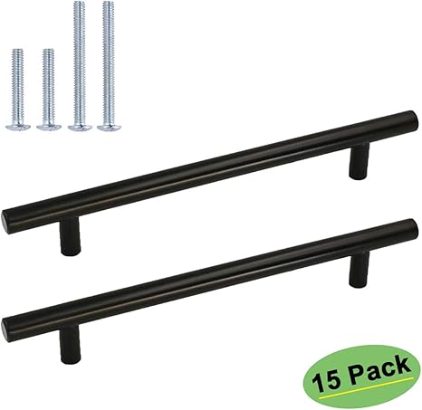 Homdiy Black Drawer Pulls 7 1 2 Inch Matte Black Cabinet Hardware
