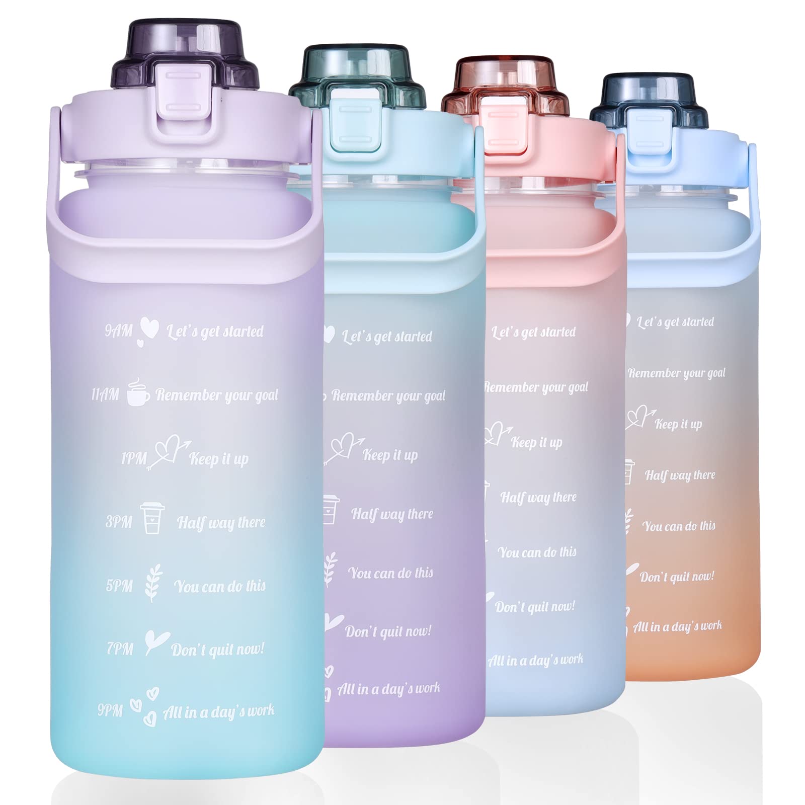 RYI Large Half Gallon 64 OZ Motivational Water