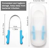 selcouth yyds Stainless Steel Tongue Scraper with Case for Oral Care view 5
