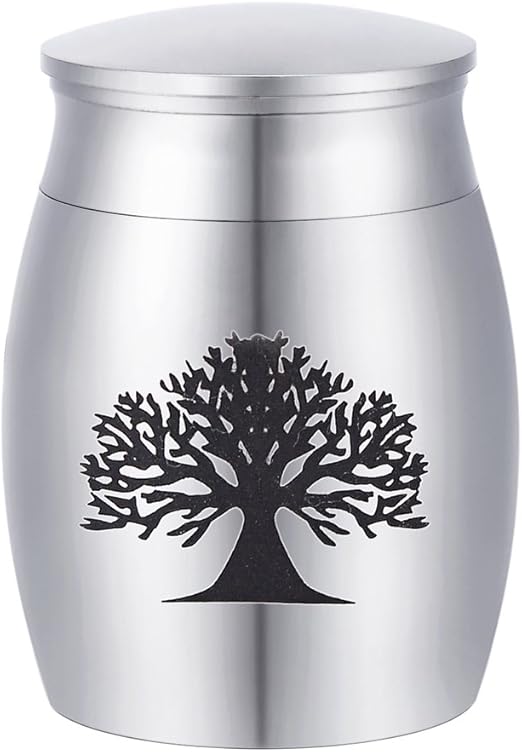 Mini Cremation Urns Tree of Life Mini Funeral Urn for Ashes Keepsake