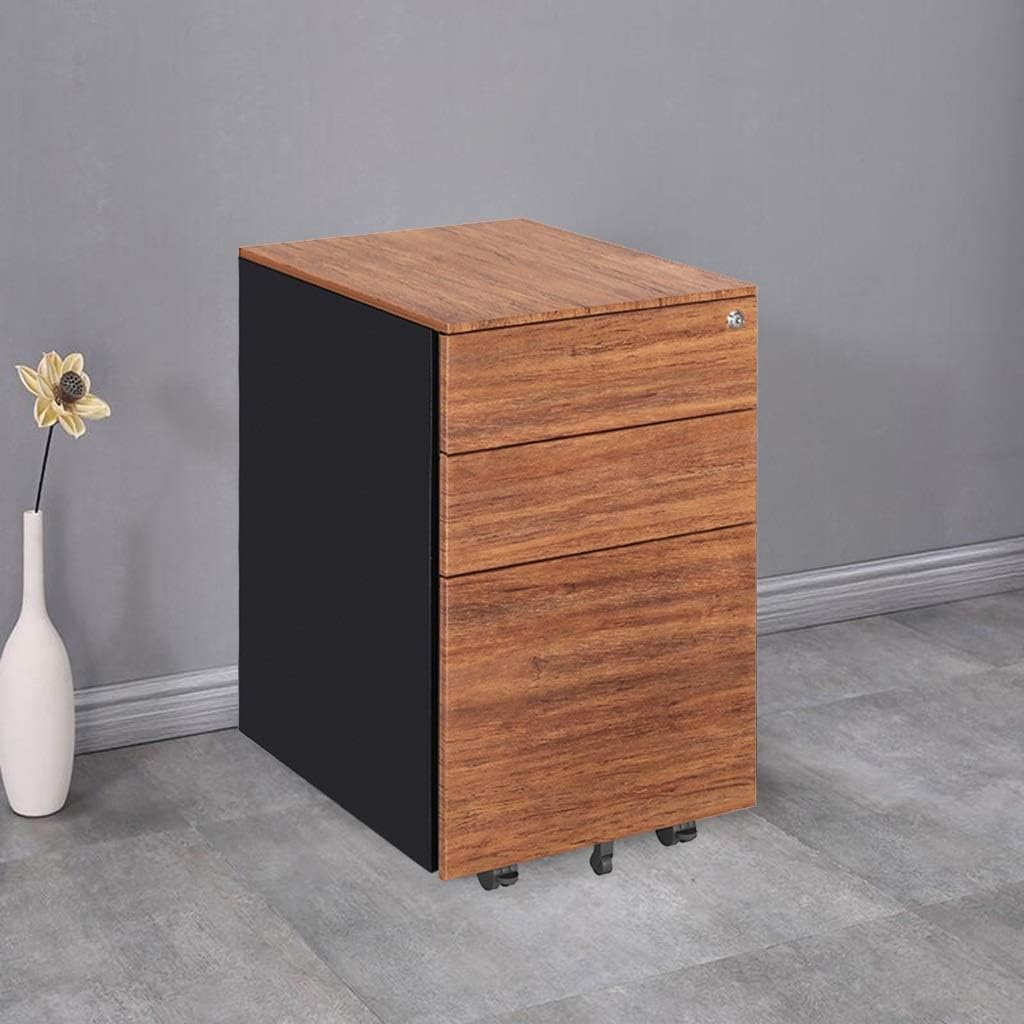 Filing Cabinet Office Roll Container Steel Office Password Cabinet Mobile Locker With Lock Data File Cabinet Desk Low Cabinet Bedside Table Amazon De Kuche Haushalt