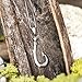 Honolulu Jewelry Company Sterling Silver Fish Hook Necklace Pendant with 18