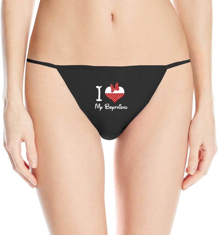 I Love My Boyfriend Women Invisible Seamless Panties L at Amazon Women