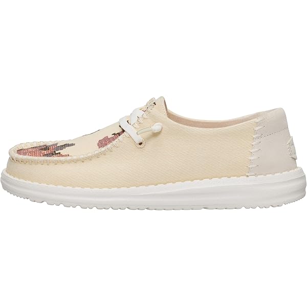 Hey Dude Men’s Wally Funk Jacquard Casual Shoes - Light Beige Mens HEYDUDE Wally Funk Hemp Casual Shoe - Natural | Journeys main image 2