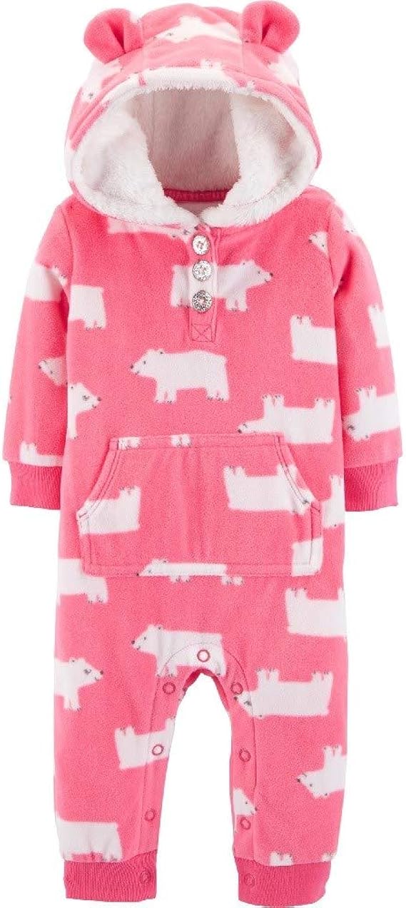 baby bear fleece jumpsuit