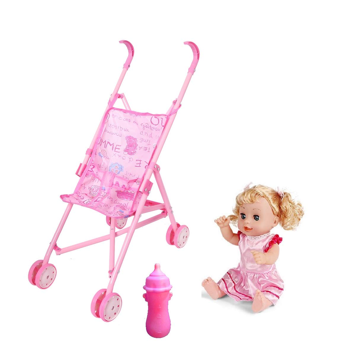 baby and pram toy set