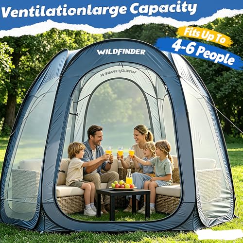 WildFinder 10x10 Pop Up Screen House Tent Review: Portable Gazebo with Mesh Walls image 21