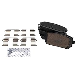 TRQ Rear Brake Pads Ceramic Compatible with