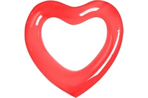 OLNIEZZL Pool Floats Adult Heart Swimming Rings Inflatable Rafts Pool Floaties Accessories Lake Water Floats Kids Beach Toys Pool Party Games for Toddlers