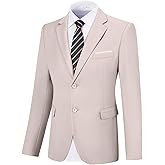 Men Blazer Sports Coat 2 Button Slim Fit Formal Suit Jacket Blazer for Men Business Wedding Prom Party