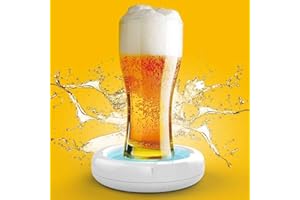 Beer Foamer, 3.7V 110KHZ Ultrasonic Beer Foamer Beer Bubbler Built in 1800mah Lithium Battery