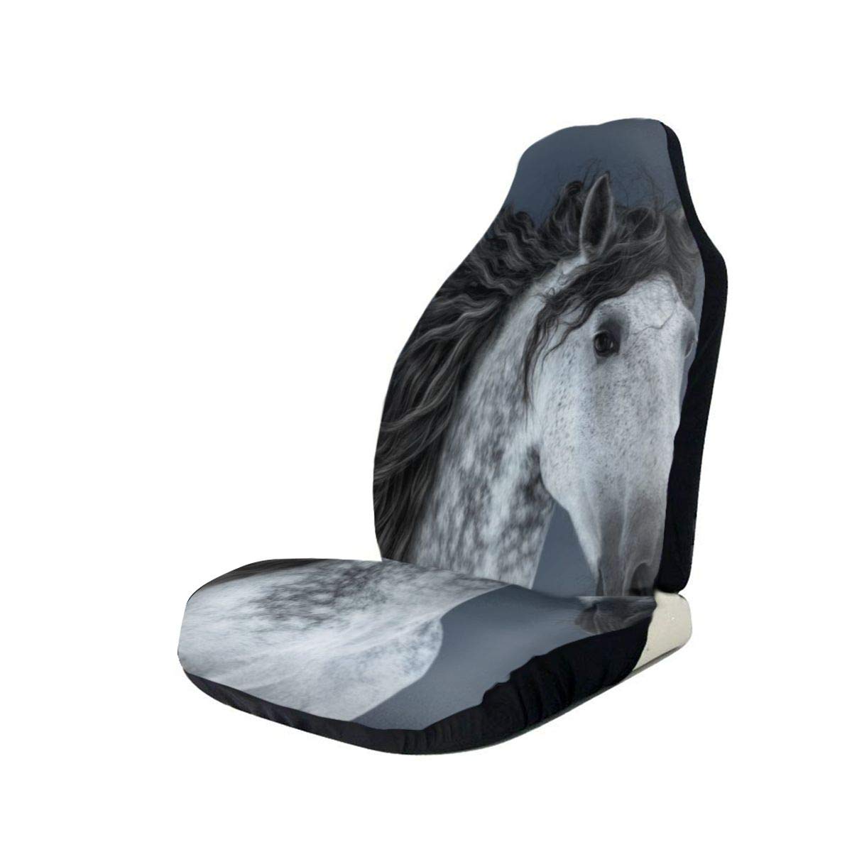 Car Seat Covers, Funny LongManed Horse Car Seat Cover