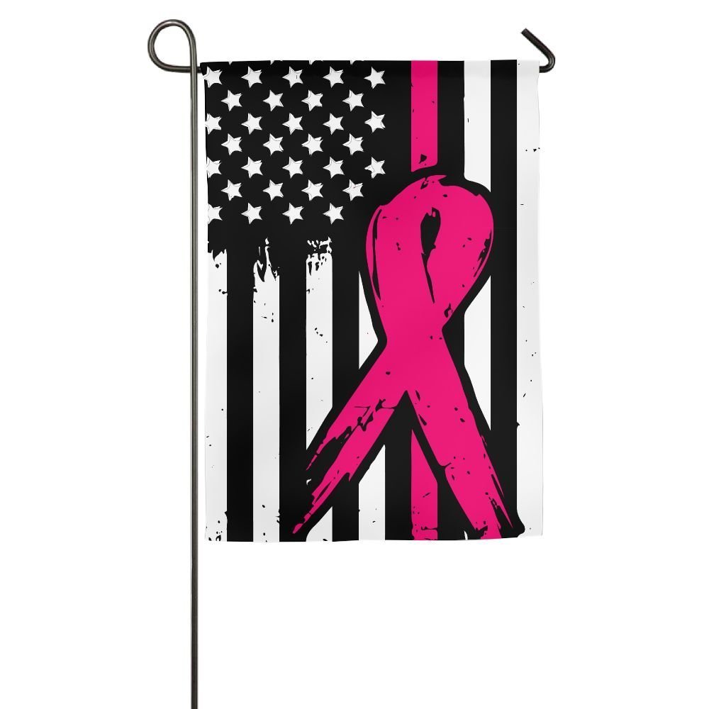 Best Pink Ribbon Garden Flags