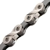 KMC X8 8-Speed X-Series High-Performance Bicycle Chain, Nickel Plate/Grey | Compatible with Shimano, SRAM, and Campagnolo 8-speed systems for MTB, road, gravel, and cyclocross riding