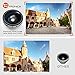 TaoTronics iPhone Lens Fisheye Lens Phone Camera Lens Clip Kit for Universal Smartphone