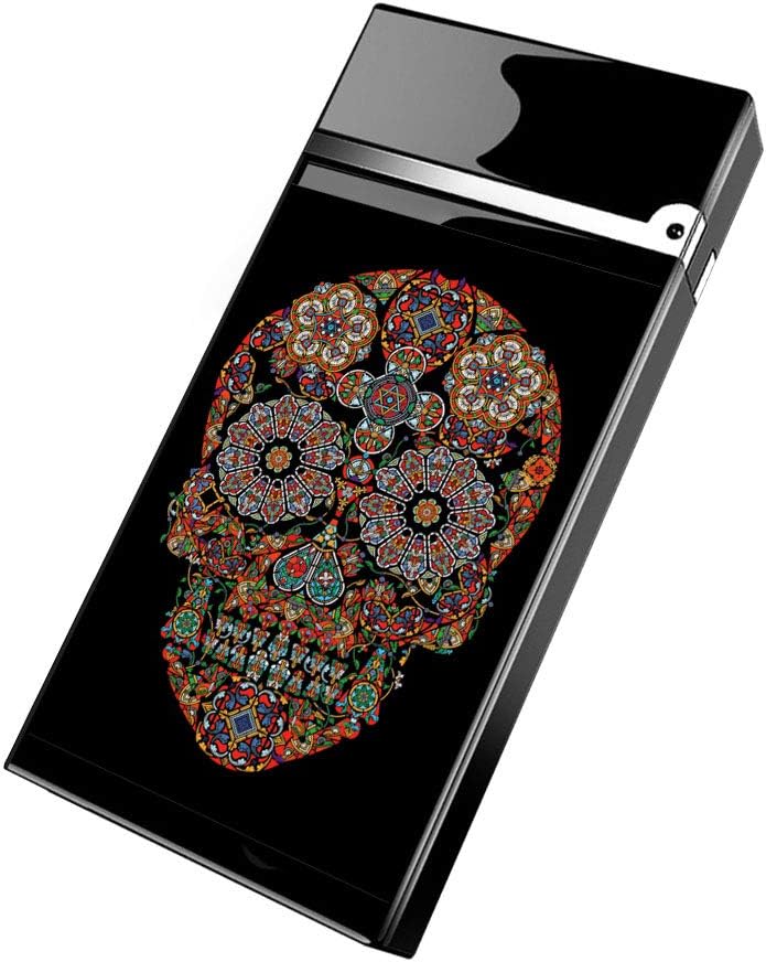 LIUSHUI Baroque Vintage Skull Creative Lighter Windproof Flameless USB Charging Rechargeable Battery Status Indicator No Butane Reusable Lighters for Fire,Cigarettes