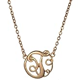 JNX Initial Monogram 16" Gold-tone Necklace by Jewelry Nexus