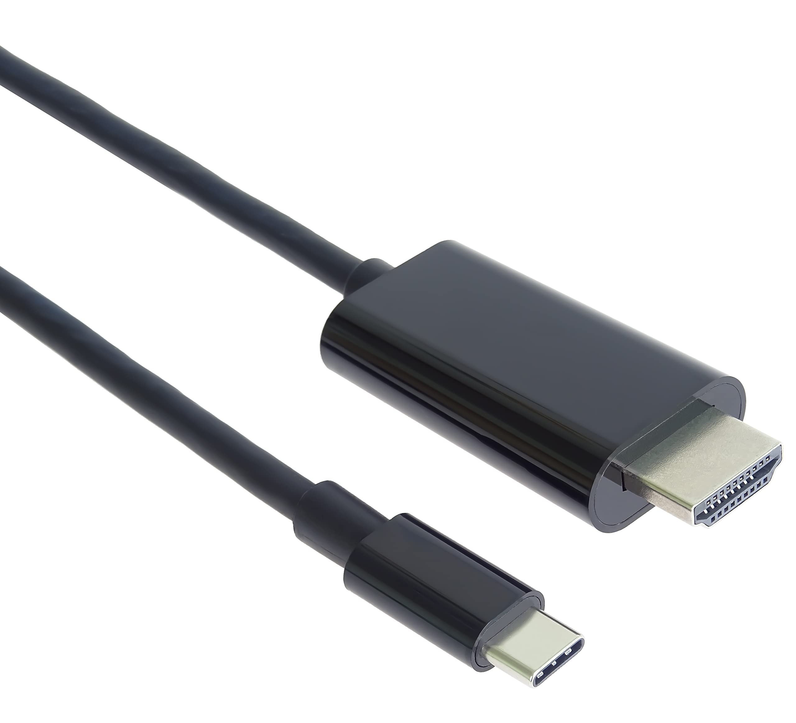PremiumCord USB-C to HDMI Adapter Cable 2 m USB 3.2 Type C Male to HDMI Male Resolution 4K 2160p 60Hz FULL HD 1080p HDCP Colour Black Length 2 m
