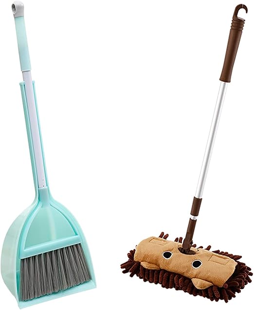 kids mop and broom