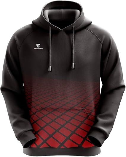 Black polyester hoodie Clearance