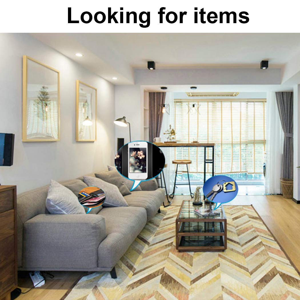 Yirind GPS Tracker Finder Locator Pet Tracker Bluetooth Key Finder Wireless Seeker Anti Lost Sensor for Key Wallet Phone Car Kids Dog Cat Outdoor Travel Camping Birthday Gift,Blue