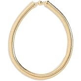 LUV AJ Women's Flex Snake Chain Necklace, Gold, One Size