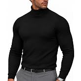 Utopia Wear Cotton Blend Turtleneck Men Slim Fit UPF 50+ Pullover Sweater | Mens Turtleneck, Long Sleeves, Soft Feel, Breathable, Lightweight &amp; Comfortable