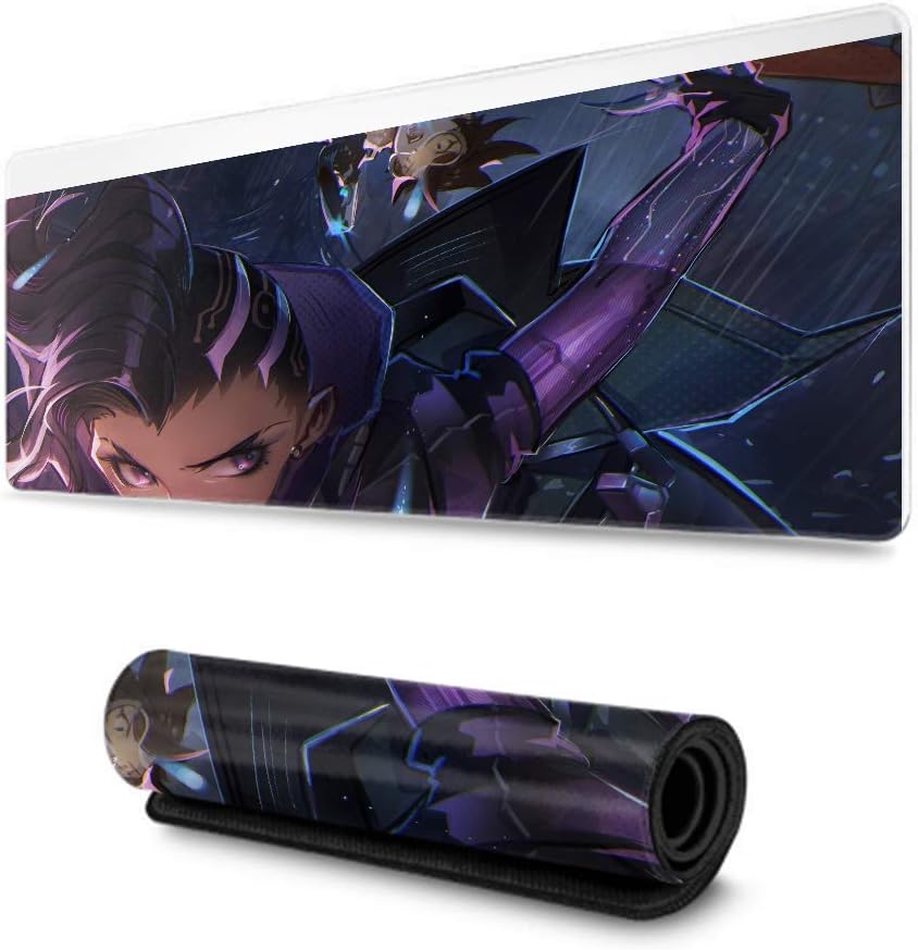 Overwatch,Extended Gaming Mouse Pad,Extended Size Professional Gaming Mouse Pad,Custom Mouse Pad,Extended Mat-(Sombra)