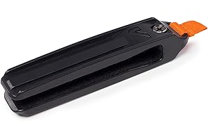 Gruv Gear Fump Bridge-Side Dampener / Muter with No Palm Pressure & Instant Mounting for 4-5 String Electric Bass Guitar - Short, Crisp Notes for Old-School Tone - Black - Pack of 1