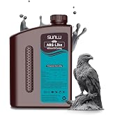 SUNLU 2000G ABS-Like 3D Printer Resin, 405nm UV Curing Photopolymer Rapid 3D Resin for 2K 4K 6K 8K LCD/DLP/SLA 3D Printers, Non-Brittle &amp; High Precision &amp; Low Shrinkage, Dark Grey 2KG