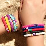 KAVAVO 20000 Clay Beads Bracelet Making Kit 120 Colors Flat Heishi Beads view 6