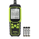 Carbon Monoxide Detectors, Portable CO Detector with Audible & Visual Alarm, 2.4-in Backlit Screen 0-1000PPM Travel CO Gas Meter for Home, Industrial and Outdoor (Includes Battery x3)