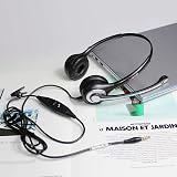 Wantek 3.5mm Headset with Mic Noise Cancelling Call Controls Computer Office view 6