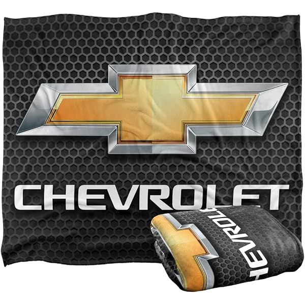 Amazon.com: Chevy Blanket, 50x60 Chrome Bowtie Silky Touch Super Soft Throw  Blanket : Automotive
