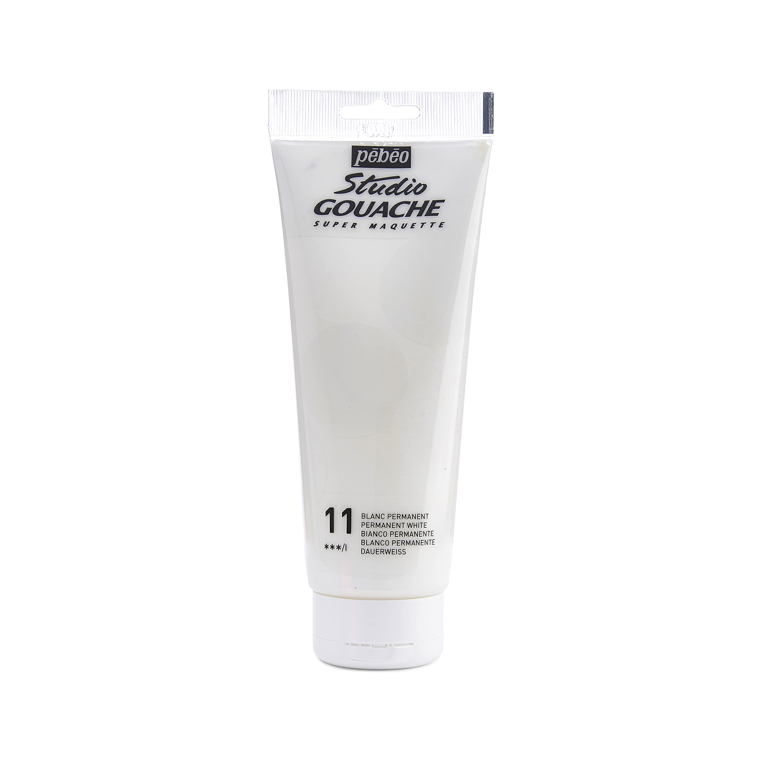 PEBEO 220 ml Studio Gouache, Permanent White, 270-011 — image 1
