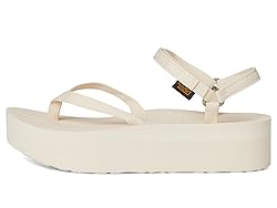 Teva Women's Flatform Sandal Slim Sport, Coconut, 6