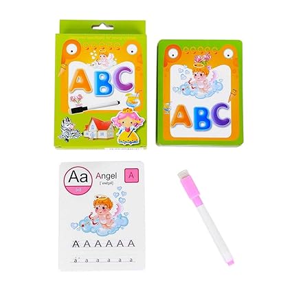Numbers Cards for Kids Learning Questionno Early Learning Alphabet Number Arithmetic Learning Cards with Pen Toy (123)