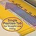 Smead File Folder, Reinforced Straight-Cut Tab, Legal Size, Yellow, 100 per Box (17910)