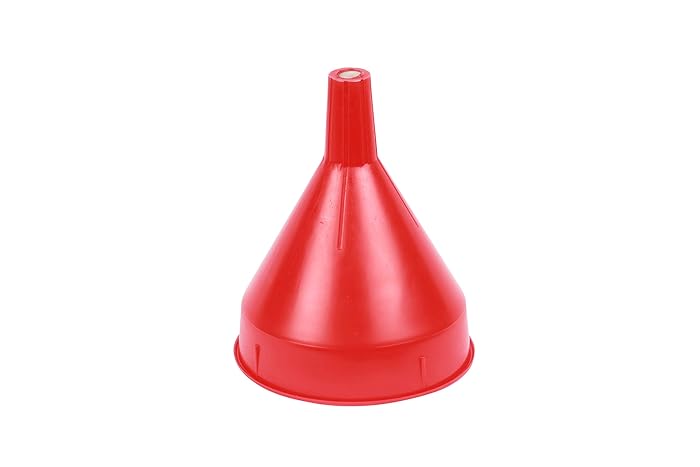 WirthCo 32002 Funnel King Red Safety Funnel with Screen - 2 Quart Capacity