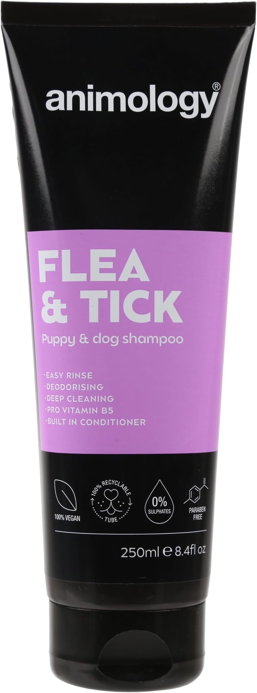 Animology Flea & Tick Dog Shampoo 250ml with Neem & Tea Tree Oil