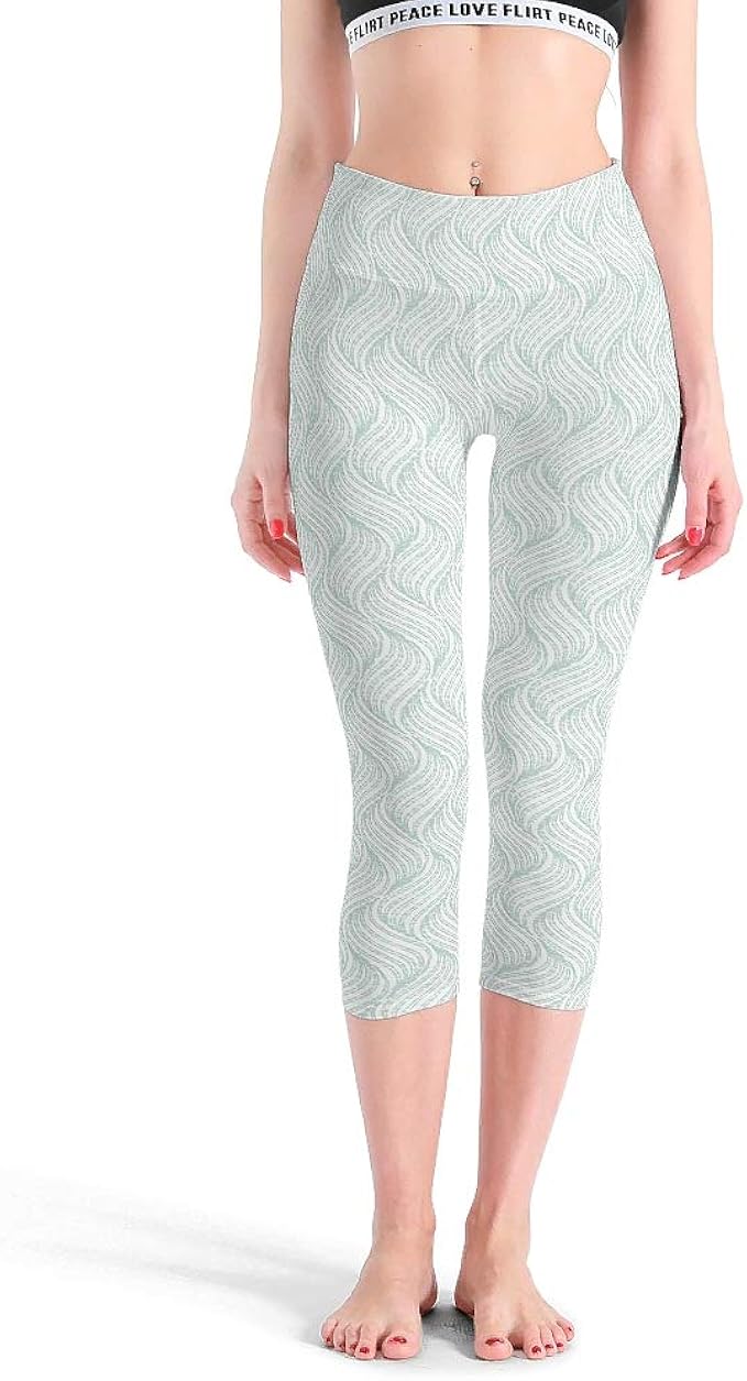 Women Non SeeThrough Leggings Running Yoga Pants Non SeeThrough Fabric Tights Ankle Elastic