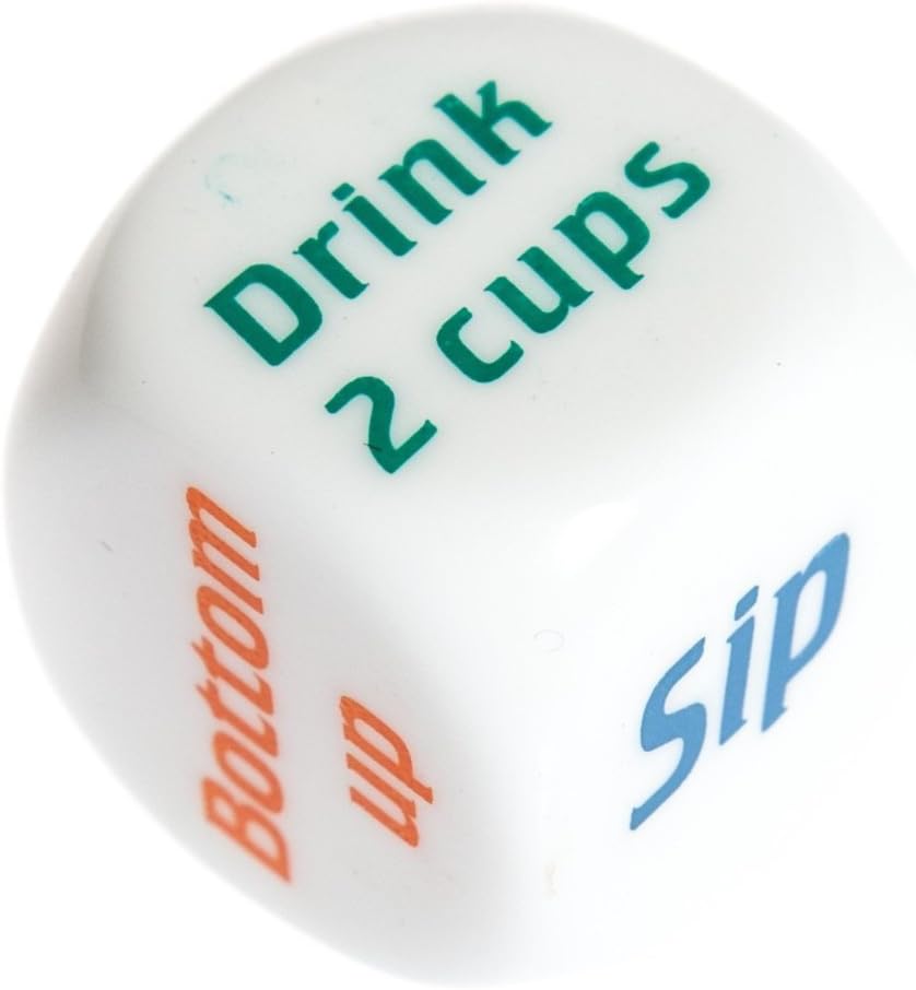 Drinking Dice Game Adult Family Fun Game Stag Hen Christmas Uni Pub Club Bar Crawl Game