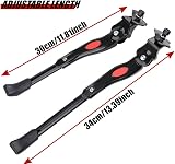 HJUWANG Adjustable Aluminium Bike Kick Stand 22-28 Inch Wheels view 9