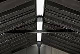 Keter Oakland 11ft x 7.5ft Garden Shed Graphite Durable Resin Outdoor Storage view 6