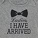 Valentine's Day Baby Boys' Funny Gentleman Bodysuit with Bib (0-3 Months)